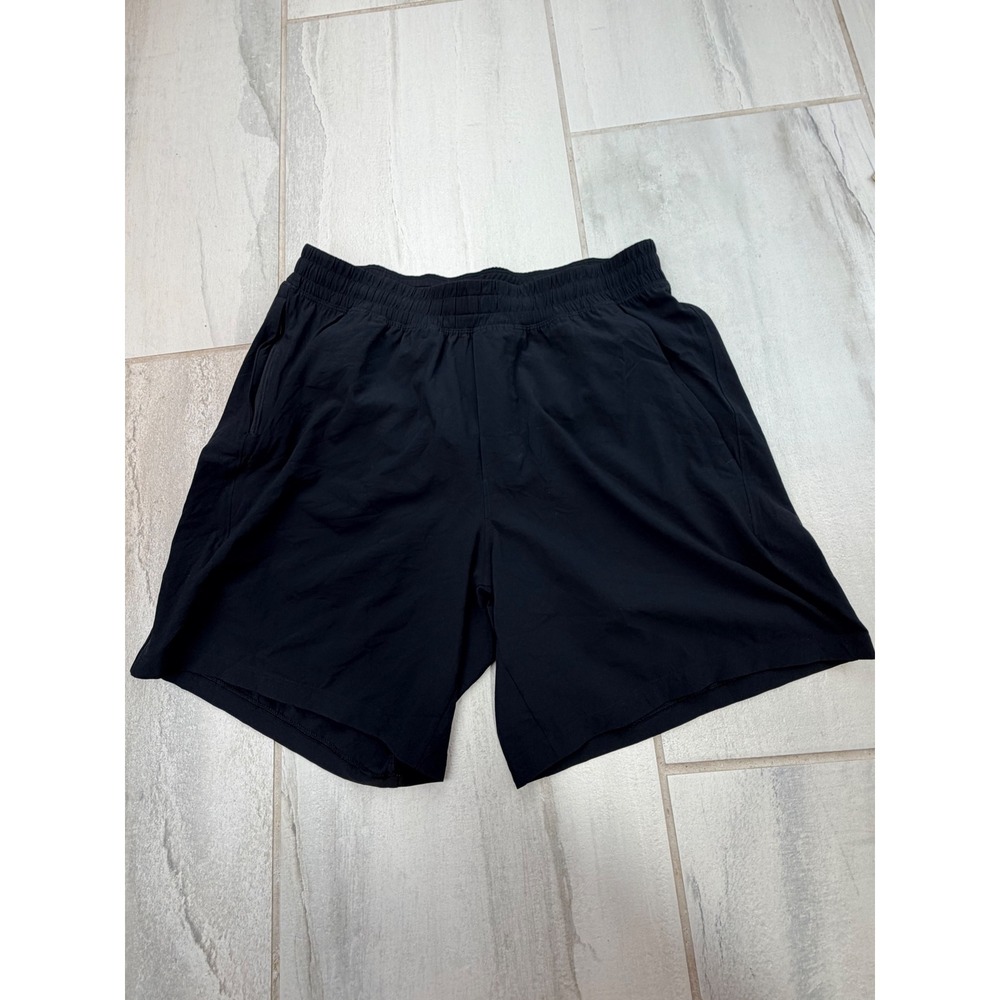 Lululemon Pace Breaker Linerless 7 Inch Shorts Mens Medium Black